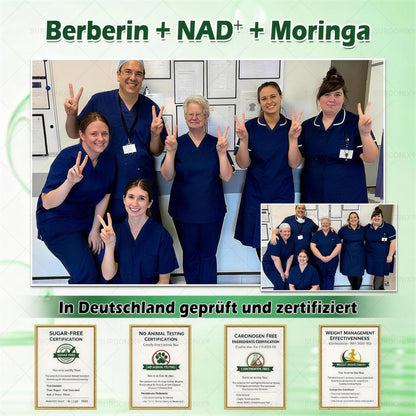 𝗢ffizieller Shop | 🇩🇪𝖲𝗎𝗋𝗀𝗈ᴎ𝗂𝗑® 𝗠𝗼𝗿𝗶𝗻𝗴a · 𝗕erberin ＆ NAD＋10-IN-1 𝗙ortschrittliches 𝗡ano-Mikronadel-𝑷𝒇𝒍𝒂𝒔𝒕𝒆𝒓 (1x täglich, sichtbare Veränderungen in 7 Tagen) 🥗 Für Adipositas, Herz-Kreislauf-Gesundheit, Diabetes, Schlafapnoe, Gelenkprobleme u.v.m