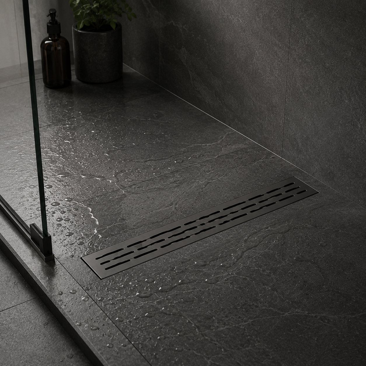 Premium Stainless Steel Linear Shower Drain with Removable Strainer | Fast Drainage | Modern Bathroom Floor Drain
